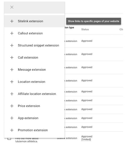 Extensions google ads- اکستنشن ادز برای تبلیغات کلیکی در گوگل ادز