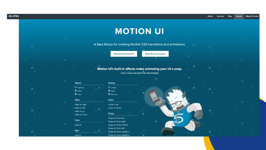 یوآی متحرک - Motion UI