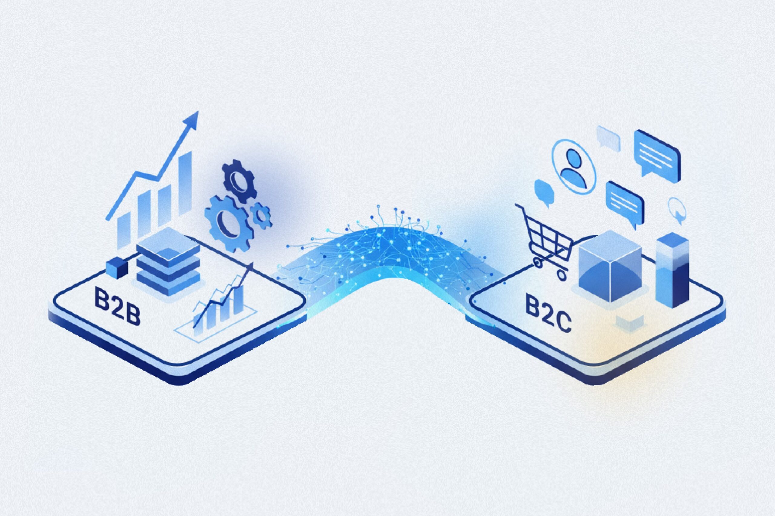 نقش هوش مصنوعی در B2C و B2B