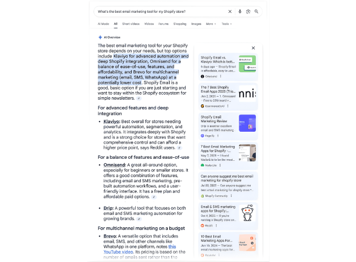 نمونه‌ای از فضای برداری در سئو مبتنی بر موجودیت